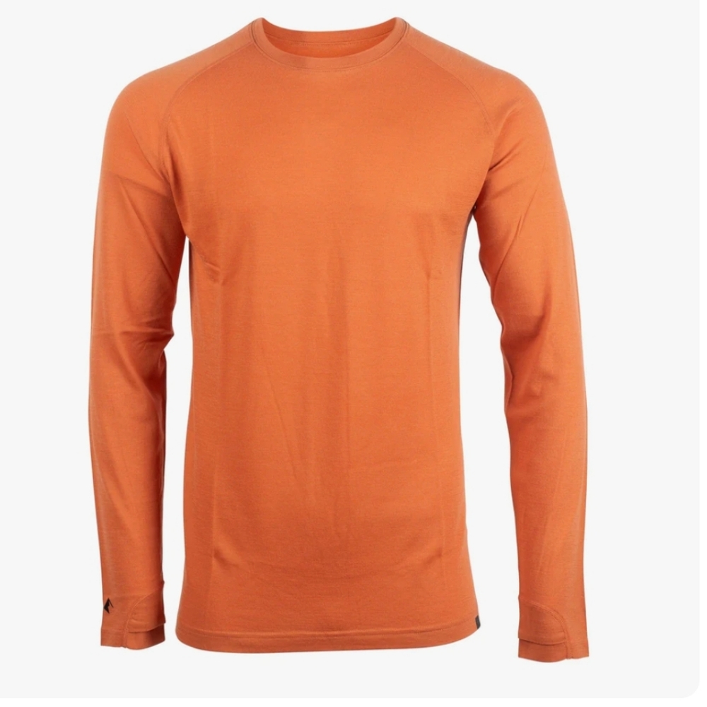 2370 Men's Aspect Midweight Merino Wool Base Layer Long Sleeve Shirt